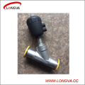 Sanitary Stainless Steel Pneumatic Angle Seat Valve